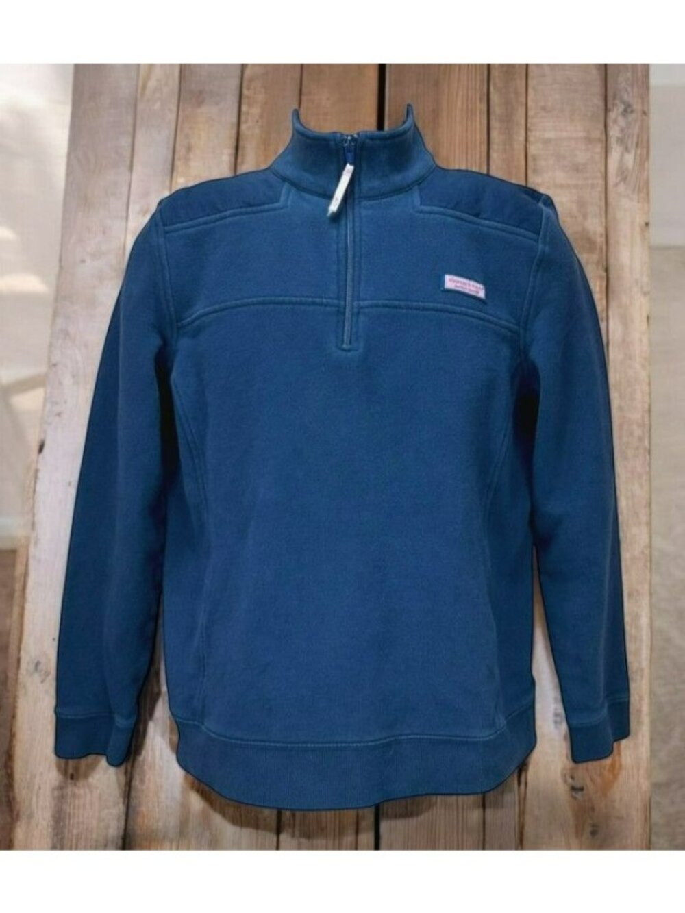 Vineyard Vines Navy Quarter-Zip Jacket Medium